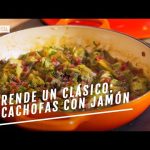 Receta de alcachofas con jamón ahumado