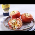 Receta de tulipa de tomates rellenos