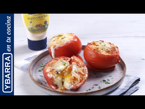 Receta de tulipa de tomates rellenos