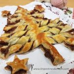 Receta de árbol de navidad con hojaldre