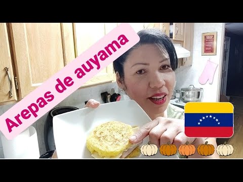 Receta de arepa de auyama y avena