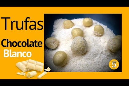 Receta de trufas blancas