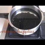 Receta de alubias negras con arroz y sepia