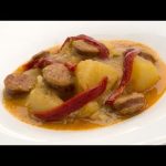 Receta de verduras con patatas y chorizo