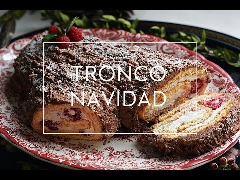 Receta de tronco de navidad sin gluten