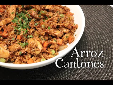 Receta de arroz cantonés