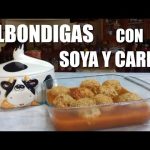 Receta de albóndigas de carne de res y soya