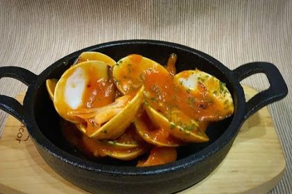 Receta de almejas en salsa de tomate