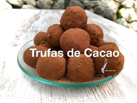 Receta de trufas de chocolate sin nata