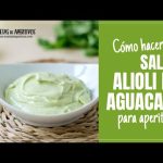 Receta de alioli de aguacate