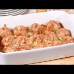 Receta de albóndigas rellenas de queso al horno