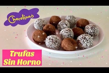 Receta de trufas con galletas chocolinas