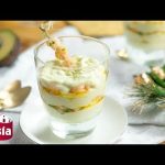 Receta de vasitos de aguacate con langostinos