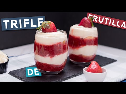 Receta de trifle de frutillas