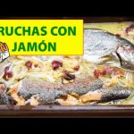 Receta de trucha al horno con vino tinto