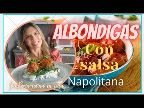 Receta de albóndigas en salsa pomodoro