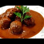 Receta de albóndigas salsa vino tinto