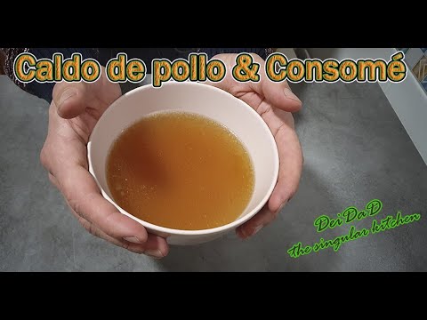 Receta de tradicional consomé de ave