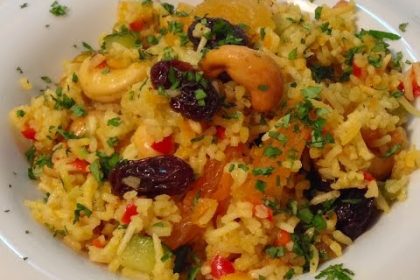 Receta de arroz basmati con verduras