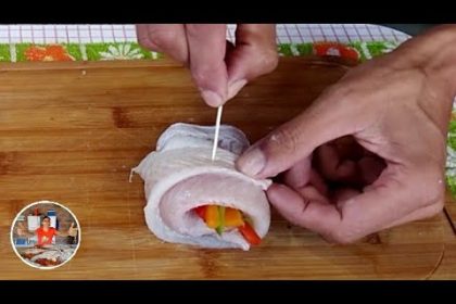 Receta de arrollado de pescado