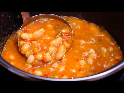 Receta de alubias blancas con lechuga y zanahoria