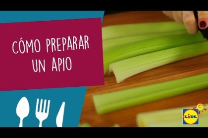 Receta de apio con queso