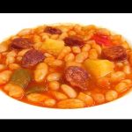 Receta de alubias blancas con chorizo