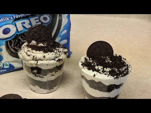 Receta de vasitos de oreo