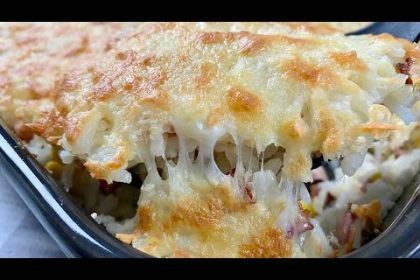 Receta de arroz al horno con queso parmesano