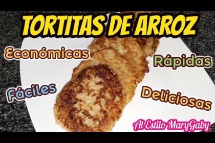 Receta de tortitas dulces de arroz