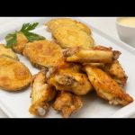 Receta de alitas de pollo fritas con limón