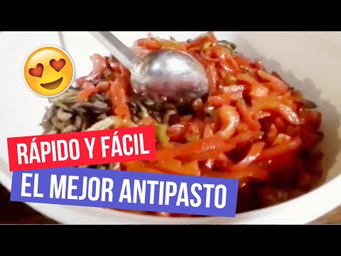 Receta de antipasto de berenjenas