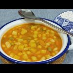 Receta de alubias blancas de bote con verduras