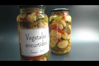 Receta de verbena de verduras con vinagreta