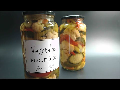 Receta de verbena de verduras con vinagreta