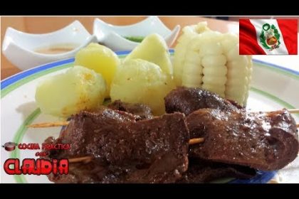 Receta de anticuchos de corazon