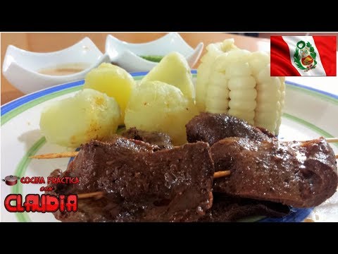 Receta de anticuchos de corazon