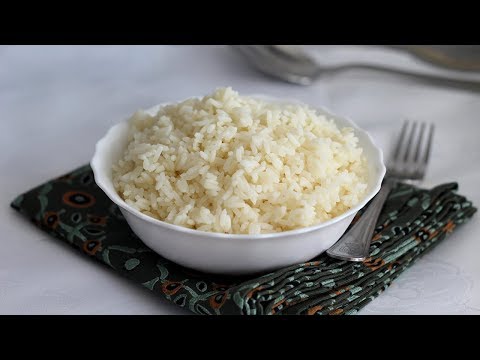 Receta de arroz blanco hervido