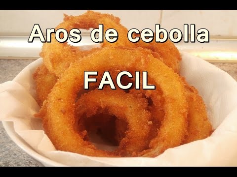 Receta de aros de cebolla fritos