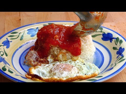 Receta de arroz a la cubana con plátano