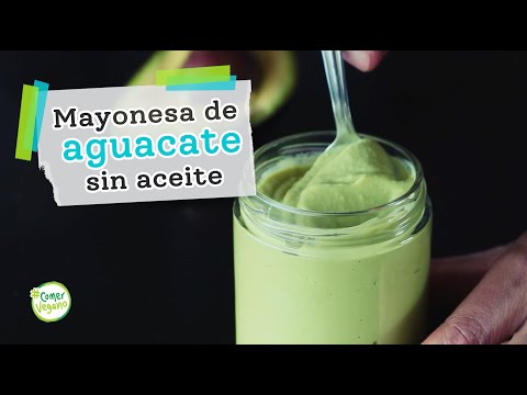 Receta de veganesa de aguacate