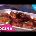 Receta de alitas de pollo con miel y jengibre