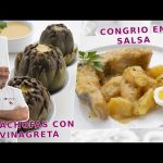 Receta de alcachofas al horno con vinagreta