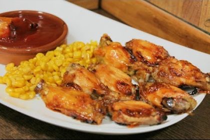 Receta de alitas de pollo al horno con miel