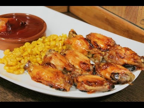 Receta de alitas de pollo al horno con miel