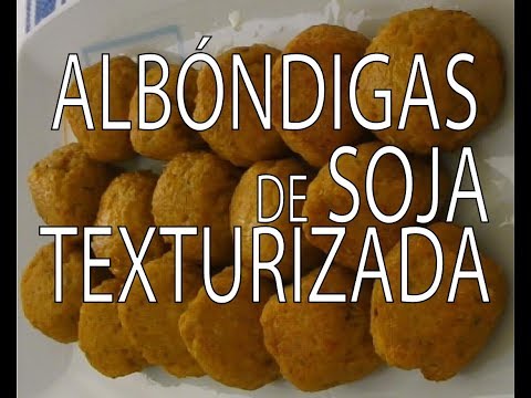 Receta de albóndigas de soja texturizada