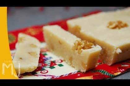 Receta de turrón de nueces