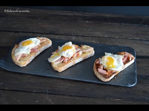 Receta de tostadas con huevo de codorniz