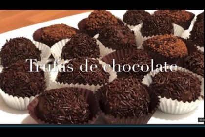 Receta de trufas de chocolate con leche condensada en thermomix