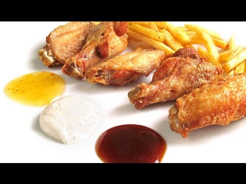 Receta de alitas de pollo fritas